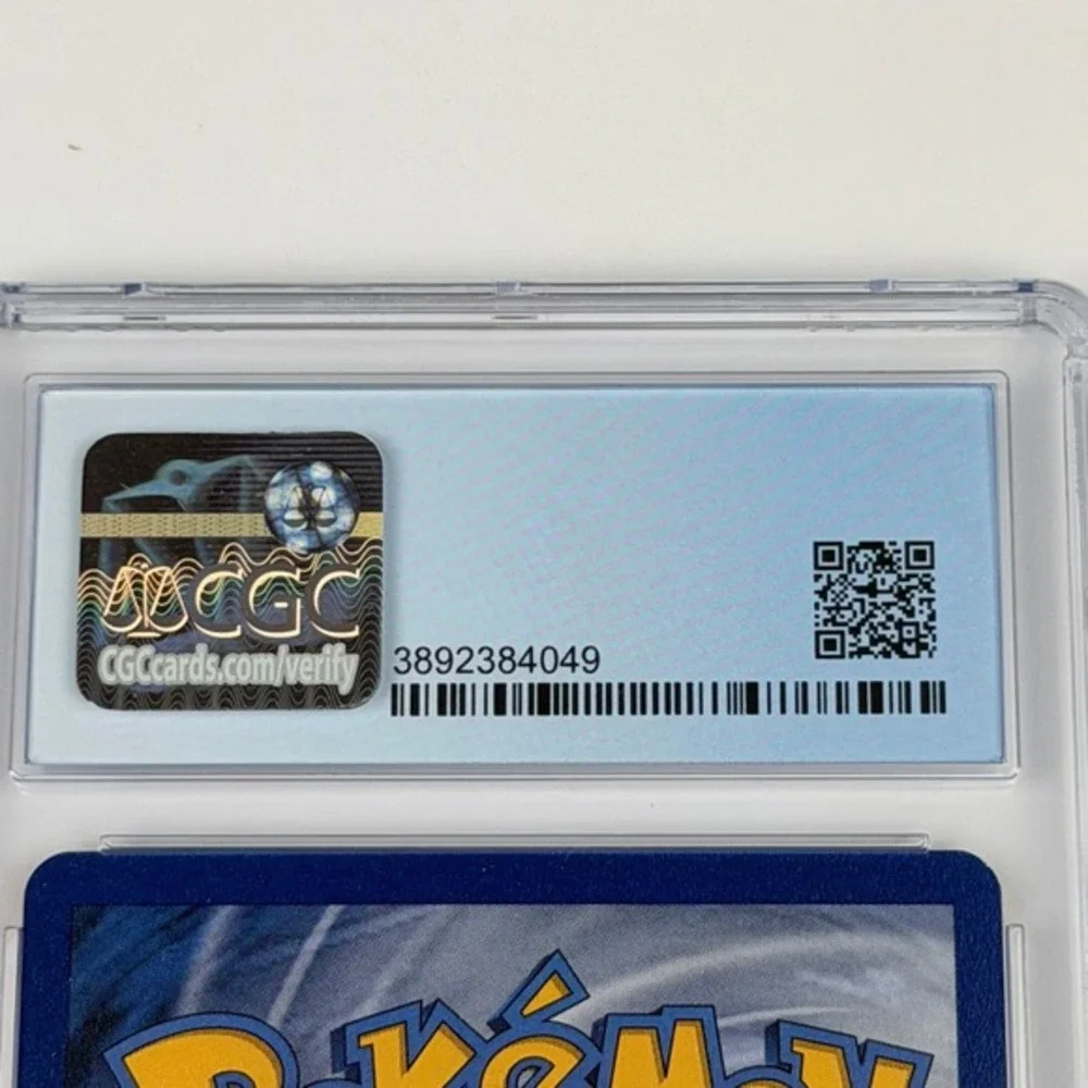 Pokemon Krabby 1st Edition Fossil 51/62 CGC 9 Blue Label TCG 1999 WotC Vtg